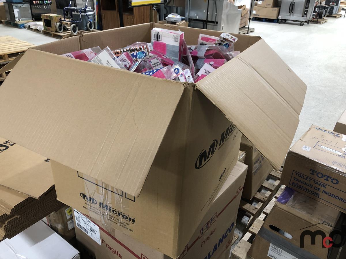 Huge Flea Market or Retail Sale Lot, Nail Files and Silicone Makeup